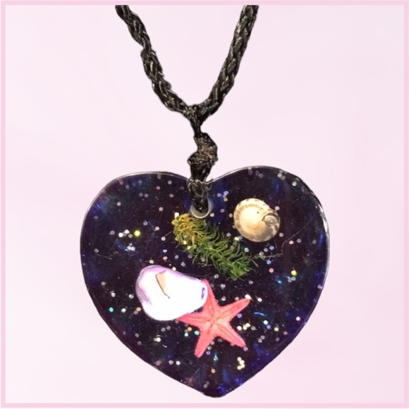 Ocean Heart Necklace - Picture 6 of 13